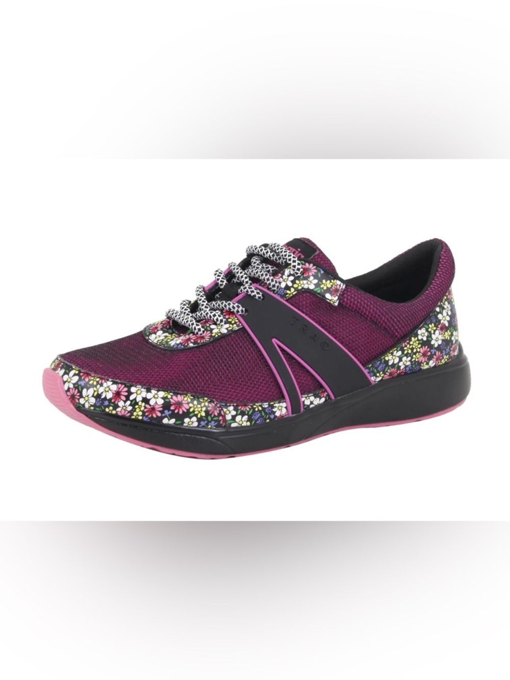 TRAQ by Alegria Qarma Wild Flower Walking Sneakers 37